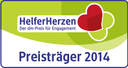 Websticker Preisträger 2014 HelferHerzen
